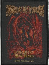 Cradle Of Filth Lovecraft &amp; Witch 2003 Woven Sew On Patch - No Longer Made Cof - £9.33 GBP