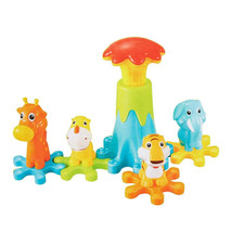 Kids Electric Gear Animal Park Building Musical Play Set Educational Toy - £34.40 GBP