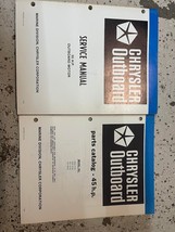 1980 1981 Chrysler Outboard 55HP Service Shop Manual Set W Parts Book - $49.99