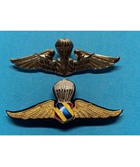 THAILAND, PARACHUTIST, PARA WINGS, POLICE, AIRBORNE, METAL, GROUPING OF 2 - £14.80 GBP