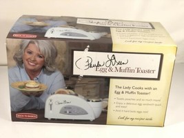 Paula Deen Egg &amp; Muffin Toaster New In Box - $79.19