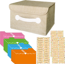 DOFFICE Greeting Card Organizer &amp; Storage Box with 16 Pcs Adjustable Div... - $28.43