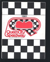 Queen City Speedway Auto Race Program 1981-West Chester, OH-Race car pix-Annu... - £45.78 GBP