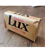 Vintage LUX Famous Beauty Soap bar 5 oz White Gold Wrapper Prop TV Movie... - $5.93