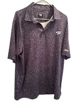 Bucka Fogey Sports Forced Confetti Polo Shirt Mens Large Short Sleeve Golf - £25.66 GBP