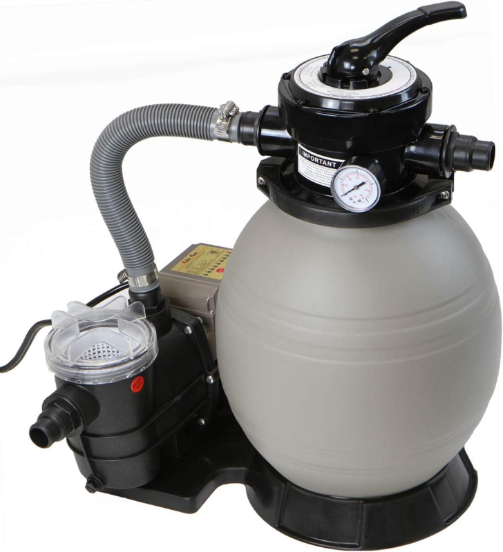 2640GPH 13&quot; Sand Filter W/ 3/4HP Digital Programmer Timer above Ground S... - $299.10