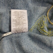 Susan Bristol Casuals Women's Blue Denim Vest Button Up Floral Size Large image 5