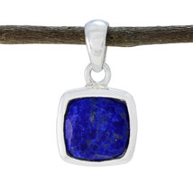 Lapis Lazuli Jewelry Mother&#39;s Day Jewelry 925 Sterling Silver Pendant Cushion US - £16.73 GBP+