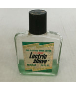 Vintage glass bottle Williams Lectric shave retro old bottle mens shaving  - $19.75