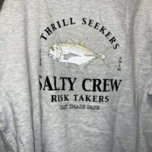 NEW Salty Crew Men Hoodie 2X Gray Graphic Print Fish  THRILL SEEKERS RIS... - $546.07 MXN NEW Salty Crew Men Hoodie 2X Gray Graphic Print Fish  THRILL SEEKERS RIS... - $546.07 MXN