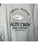 NEW Salty Crew Men Hoodie 2X Gray Graphic Print Fish  THRILL SEEKERS RIS... - $546.07 MXN NEW Salty Crew Men Hoodie 2X Gray Graphic Print Fish  THRILL SEEKERS RIS... - $546.07 MXN