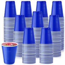 200 Pcs Plastic Cup Bulk 18 Oz Disposable Tumblers Wedding Cups Hard Plastic Par - £45.89 GBP