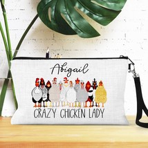Funny Chicken Mom Bag, Chicken Makeup Bag Personalized, Farm Girl Gifts, Chicken - £12.78 GBP