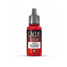 Vallejo Game Color 17 ml Acrylic Paint - Bloody Red  - £8.20 GBP