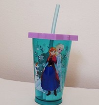 Disney Frozen Anna, Elsa, Olaf Tumbler with Straw - $17.77