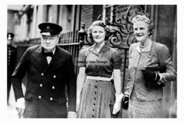 rp10599 - Winston Churchill with Daughter Mary and Clementine - print 6x4 - $2.80