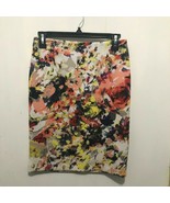 ROMEO + JULIET Couture Floral Print Super Soft Pencil Skirt SZ Small Col... - $222.20 MXN
