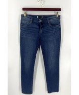 Kut From The Kloth Catherine Boyfriend Jeans Size 8 Dark Blue Light Dist... - £31.55 GBP
