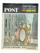 Vintage Saturday Evening Post Magazine March 13, 1965, Inside Madison Avenue - £11.51 GBP