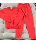 Vintage 90s 2pc Lee Sturdy Sweats Heavyweight Sweatshirt Sweatpants M - $38.88