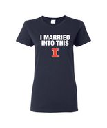 LS1295 - Michigan State Spartans I Married Into This Womens T Shirt - Sm... - £19.01 GBP