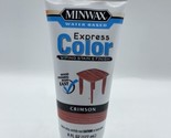 Minwax Express Color Wiping Stain and Finish Crimson 6 oz Discontinued B... - £25.66 GBP