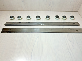 Kenmore 665.1576581 Dishwasher Lower Dish Rack Slide Rails W/Rollers 336... - £14.63 GBP