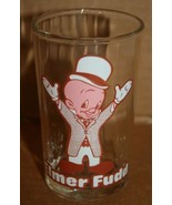 Vintage 1976 Looney Tunes ELMER FUDD Welch&#39;s Jelly Jar GLASS Swanky Swig... - $9.89