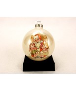 Campbell Kids Christmas White Glass Ball Ornament, 1988 Collector&#39;s Edition - $19.55