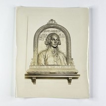 Photo Sculpture James Madison John Flanagan Princeton CDV Sepia Snapshot 3.5” - £9.53 GBP
