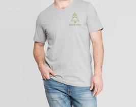 Goodfellow &amp; Co™ ~ &quot;Roam Free&quot; Short Sleeve T-Shirt ~ Size 4XB ~ Thunder... - £17.94 GBP