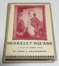Berkeley Square by John L. Balderston (Macmillan Company, 1929, Hardcover) - £156.72 GBP