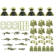 6PCS Modern City SWAT Ghost Commando Special Forces Army Soldier Figures K150 - $25.99