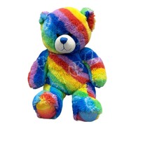 Build a Bear Tie-Dye Peace Plush Stuffed Animal Toy BAB - $13.99