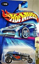 Hot Wheels 2004 Tat Rods 1:64 Scale Black Deuce Roadster 3/5 Die Cast Car - $5.25