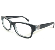 Michael Kors Eyeglasses Frames MK 8001 3001 Black Clear Blue Silver 53-18-140 - £44.66 GBP