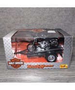Maisto Harley-Davidson Tow & Show Trailers 1:18 2000 FXDL Dyna Low Rider - $321.62 MXN