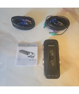 Belkin Omniview(F1DJ104P) 4-Port PS/2 KVM Switch w/2 cables &amp; Manuel - $27.72