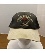 San Fransisco California Hat Cap Black Strapback Dad Hat Dirty  - $12.00