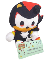 Sonic the Hedgehog 5&quot; Shadow Black Doll Plush Toy Stuffed Animal Video Game Sega - £11.11 GBP