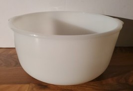 Vintage Glassbake Made for Sunbeam 19CJ Large White Milk Glass Mixer Mixing Bowl - $29.69