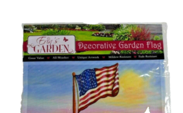 Erins Garden Patriotic Snowman Decorative Garden Flag (12.5&quot; x 18&quot;) New - $13.82