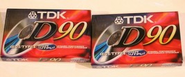 TDK Audio Cassette Tapes Lot of 2 90 minute tapes High Output - £3.50 GBP