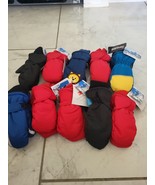 Large Lot Wholesale Kid&#39;s Toddler Winter Waterproof Snow Play Mittens 10... - $816.78 MXN