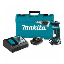 Makita XSF03R 18V Comp Brushless Drywall Screwdriver Kit var spd, LED, 2.0 - $356.99