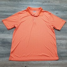 Grand Slam Preformance Mens XL Short Sleeve Shirt Golf Polo Orange Sport Athlete - £14.77 GBP