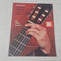 Mel Bay&#39;s Music from 17th Century England by Walt Lawry Guitar 1981 Songbook - £5.22 GBP