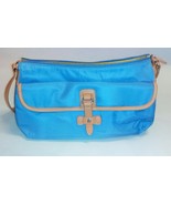 Vintage Etienne Aigner Blue and yellow cross body or shoulder bag purse - £28.55 GBP
