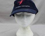 Vintage Corduroy Hat - Canadian Helicopters 5 Panel - Adult Snapback - $45.00