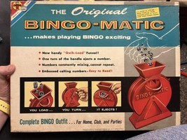 Vintage 1960&#39;s  The Original Bingo Matic Transogram Toys And Games Made ... - £14.23 GBP